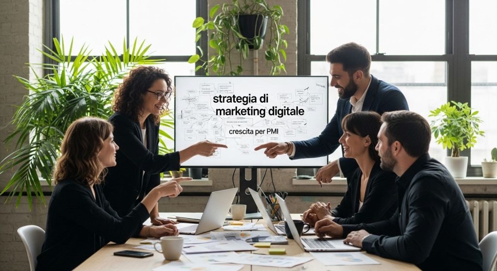 marketing digitale startup teamwork