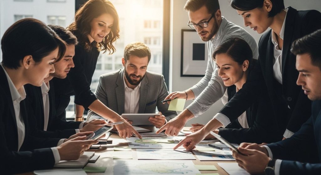 pianificazione strategica aziendale, teamwork